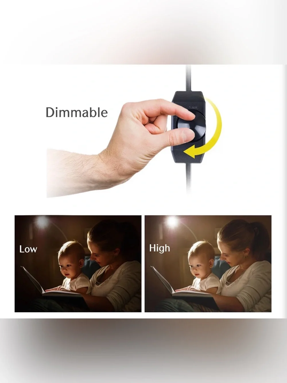 Solfres Headboard Reading Light